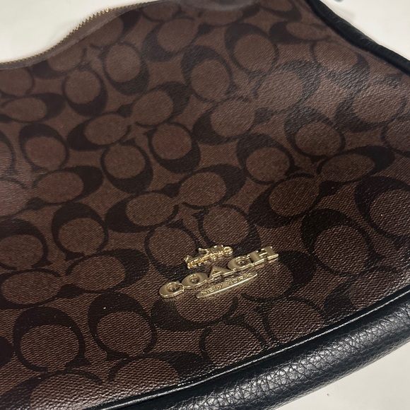 Coach Ellie File Bag Brown and Black Women's Bag - Picture 2 of 4